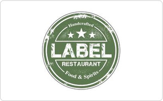 Label Restaurant Gift Card