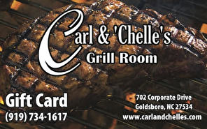 Carl and Chelle's Grill Room Gift Card