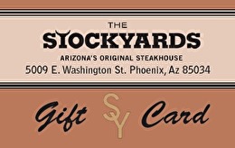 The Stockyards Steakhouse Gift Card